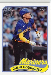 2024 Topps Series 1 - 1989 Topps Baseball Julio Rodriguez #89B-66 - Picture 1 of 2