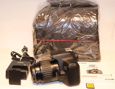 Canon EOS 1300D  Digitalkamera  mit Zubehörpaket - Bild 1 von 4