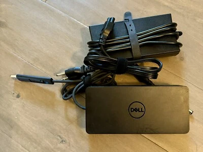 Estación de acoplamiento universal Dell D6000 - negra Foto 1 de 3