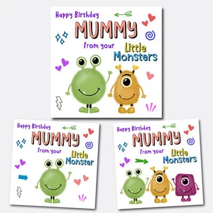 Funny Birthday Card for Mummy - Card for Mum from kids - for her - Picture 1 of 7