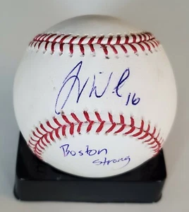 Will Middlebrooks Signed Baseball ROMLB Boston Strong Red Sox Fenway Park RAD - Picture 1 of 1