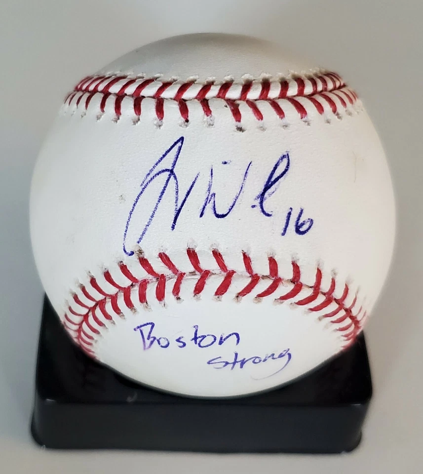Will Middlebrooks Signed Baseball ROMLB Boston Strong Red Sox Fenway Park RAD - Image 1 of 1