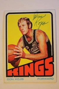 Kansas City Kings Star Don Kojis autographed 1972-73 Topps basketball card RARE- - Picture 1 of 1
