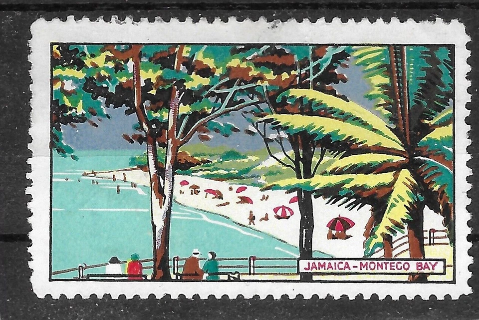 Jamaica "MONTEGO BAY" ETIQUETA SELLO MNG en muy buen estado Foto 1 de 1