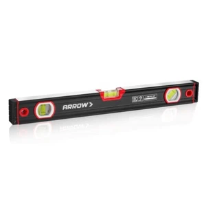 ARROW 16" Magnetic Torpedo Level 3 Vials 45°/90°/180° Bubble Aluminum Alloy Body - Picture 1 of 10