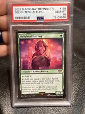 2023 MTG Lord of the Rings Delighted Halflings #158 PSA 10