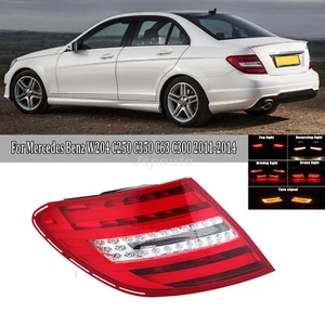 Luz trasera de freno LED izquierda roja para Benz W204 C250 C300 C350 2011-2014 - Imagen 1 de 10