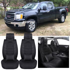 5 Seat Car Seat Cover Full Set Cushion Protector For GMC Sierra 1500 2007-UP