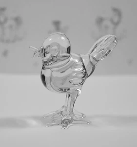 Lovely Vintage Art Glass Chick ~ Very Cute - Picture 1 of 3