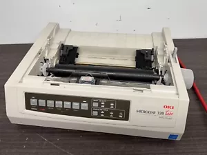 Oki MICROLINE 320 Turbo Dot Matrix 9 Pin Printer - I55 - Picture 1 of 8