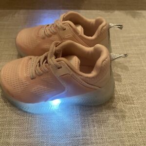 Reebok Baby Toddler Girls Pink Light-Up Sneakers Tennis Shoes  Size 5