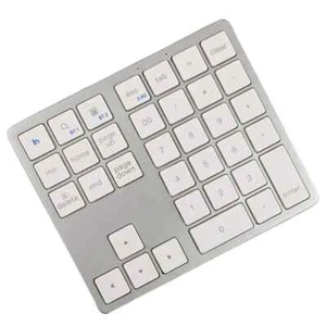 2.4Ghz Wireless+Bluetooth Numeric Keypad K35 Number Pad USBC Rechargeable Numpad - Picture 1 of 19