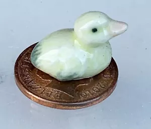 Ceramic Pale Green Duck Tumdee 1:12 Scale Dolls House Garden Animal Bird Pond 6 - Picture 1 of 7