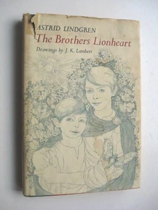 THE BROTHERS LIONHEART ~ Astrid Lindgren HC/DJ 1973 1st American Edit ILLUS - V - Picture 1 of 14