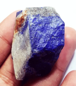 100% Natural Lapis Lazuli Rough 172.50 Ct Loose Gemstone With Certificate - Picture 1 of 6
