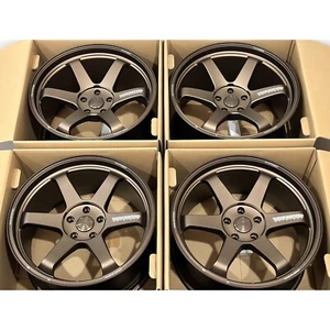 (set of 4) Volk Racing TE37 Ultra M-Spec 20x10 +30, 20x11 +32 5x120 Bronze - Picture 1 of 3
