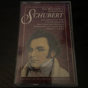 Franz Schubert The Masterpiece Collection  Audio Cassette Regency Music - Picture 1 of 3