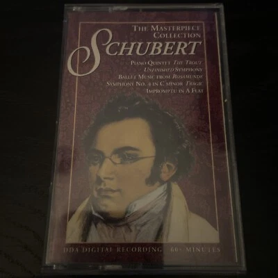 Franz Schubert The Masterpiece Collection  Audio Cassette Regency Music - Image 1 of 3