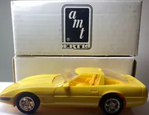 ERTL/AMT Limited Edition 1995 Corvette ZR-1 COMPETITION Yellow Dealer Promo MINT - Picture 1 of 12