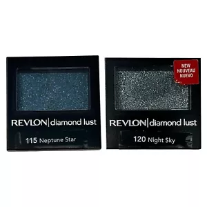 Revlon Diamond Lust Shadow 115 Neptune Star & 120 Night Sky Holographic Glitter - Picture 1 of 10