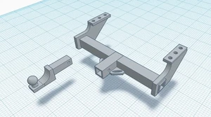 1/25 1/24 Scale 3D Resin Reese Hitch - Picture 1 of 2