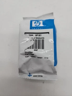 Original HP 901 (CC656AN140) Tri-Color Tintenpatrone OEM Original NEU (ohne Karton) - Bild 1 von 4