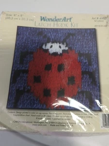 Kit Gancho Pestillo WonderArt Lady Bug 8x8 número 4907, Caron sellado internacional - Imagen 1 de 4