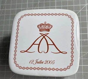 PORZELLAN BONBONIERE ADVENT PRINZ ALBERT II 2005 Limitierte Serie 4 300 Ex - Bild 1 von 7
