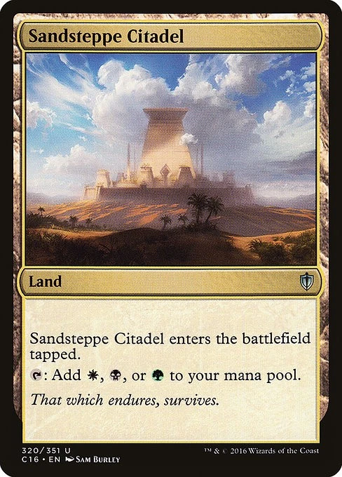 [MTG] Sandsteppe Citadel (320) (C16) LP-HP - Image 1 of 1