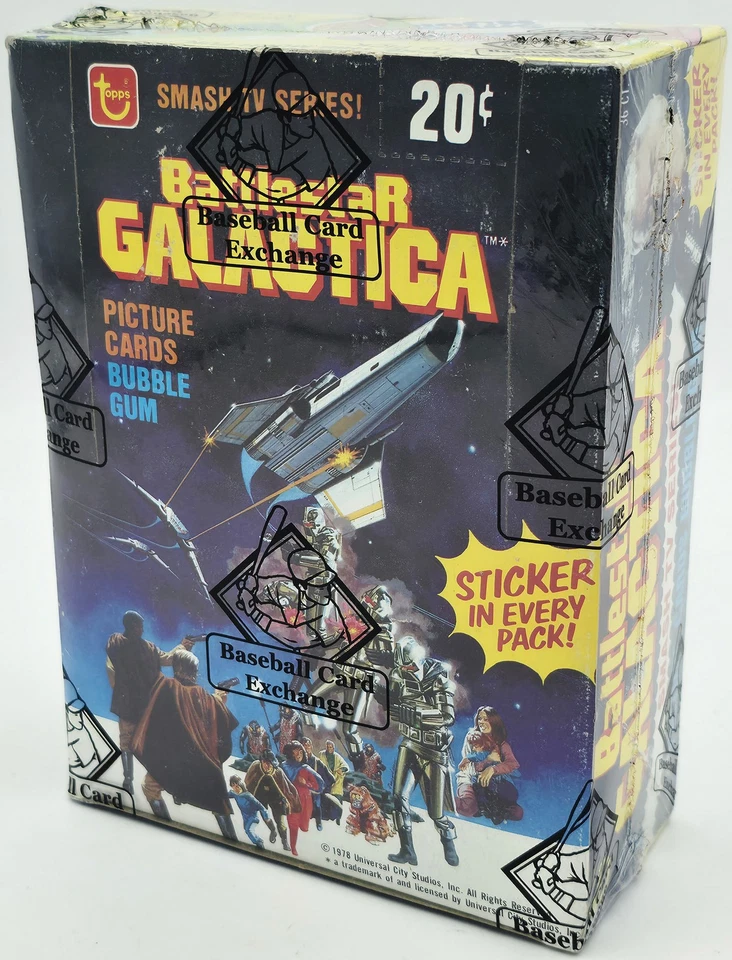 Topps Battlestar Galactica 1978 caja sellada envuelta en la BBCE Foto 1 de 1