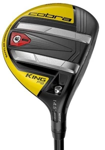 Left Handed Cobra King F9 SpeedBack Black Yellow 14.5* 3 Wood Regular Very Good - Picture 1 of 4
