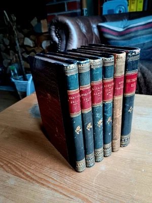 William Black TAUCHNITZ COLLECTION - 6 books 3 authors 1887-1902 1/4 Leather VGC - Image 1 of 4