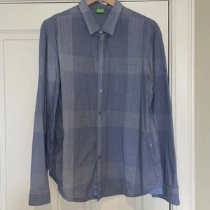 Hugo Boss, Mens Shirt XXL, Blue Check, Great Condition & Detailing. - Picture 1 of 12