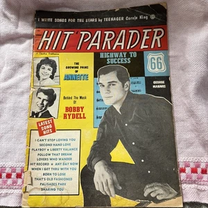 W9 1962 ANNETEE BOBBY RYDELL August HIT PARADER Music Magazine  - Picture 1 of 5