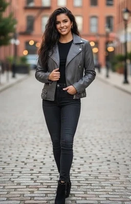 Bonita Chaqueta Para mujer Ideal Para Combinar ! Gamuza Por Dentro . - Image 1 of 4