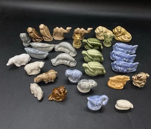 LOT 30 Wade England Whimsies Turtle Whale Camel Goldfish Polar Bear Manatee Wolf - Picture 1 of 11