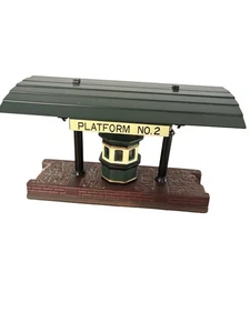 Victoria Station Train Platform Dept 56 Dickens Village 1989 #5575-1 Retired EUC - Picture 1 of 4