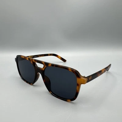 American Eagle 太阳镜 7221 棕色玳瑁飞行员镜框黑色镜片 — 第 1/4 张图片