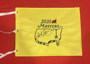 Rory McIlroy Champion PGA Autographed Signed 2025 MASTERS Pin Flag PSA - Picture 1 of 2