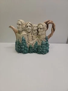 Fitz & Floyd famosi monumenti americani Mt. Rushmore” Teiera Limited # 636/5000 - Foto 1 di 6