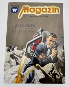 Warner Home Video German Magazin James Bond 007 Video Mini Double Sided - Picture 1 of 5