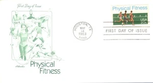 EE. UU. 1983 Primer Día Cubierta Aptitud Física #2043 Houston TX Deportes FDC Artmaster - Imagen 1 de 1