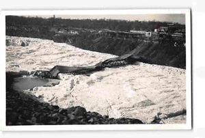 ST2325c: NIAGRA FALLS NY BRIDGE DISASTER 1/27/1938, AZO RPPC/postcard - Picture 1 of 2