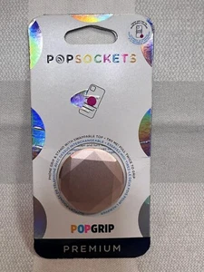 Popsockets PopGrip Premium Phone Holder & Stand Diamond Medallion Rose Gold - Picture 1 of 2