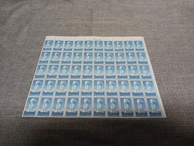 Yellowstone National Park 5 Cent U.S. Postage Stamp Full Sheet of 50 #F21280 - Image 1 of 4
