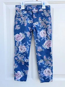 NWT The Children's Place TCP Skinny Floral Jeggings Jeans 5 years Flowers - Picture 1 of 4