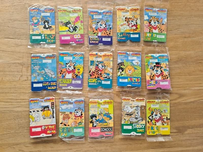 FULL SET SEALED 15 Kellogg's  1989 Tony the Tiger's Joke Machine Kids Cereal - image 1 of 4