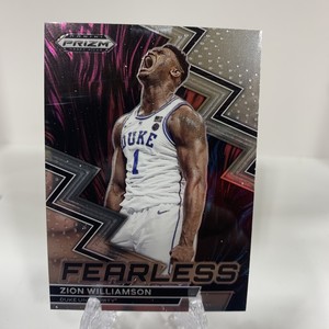 2023-24 Panini Prizm Draft Fearless #18 Zion Williamson DUKE!