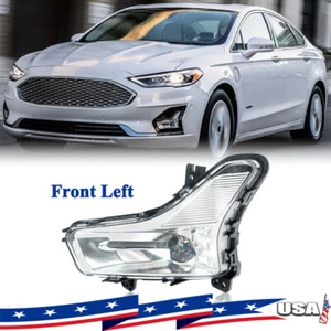 For Ford Fusion 2019 2020 2021 LED Fog Lights Driving Lamps Clear Lens Left Side - Picture 1 of 13