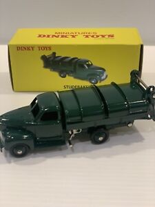 DINKY TOYS BY ATLAS STUDEBAKER REFUSE TRUCK PROTOTYPE 1/43 SCALE MADE IN CHINA.